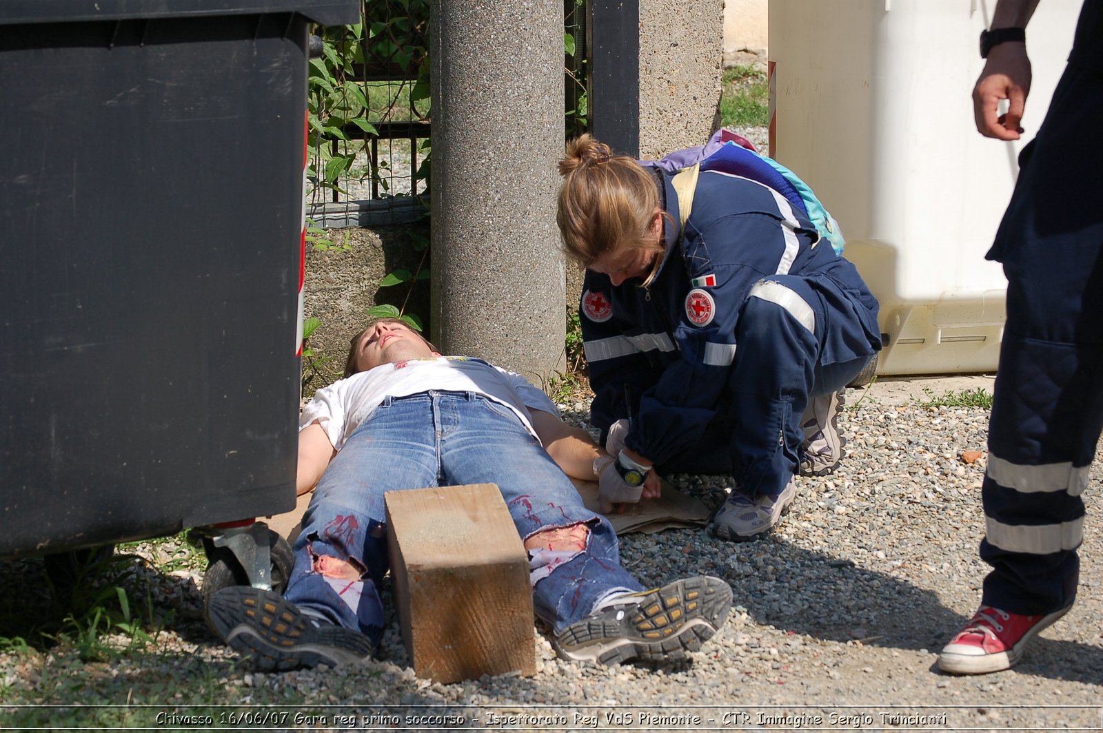 Chivasso - 16 giugno 2007 - Gara Regionale di Primo Soccorso  - Croce Rossa Italiana - Ispettorato Regionale Volontari del Soccorso Piemonte