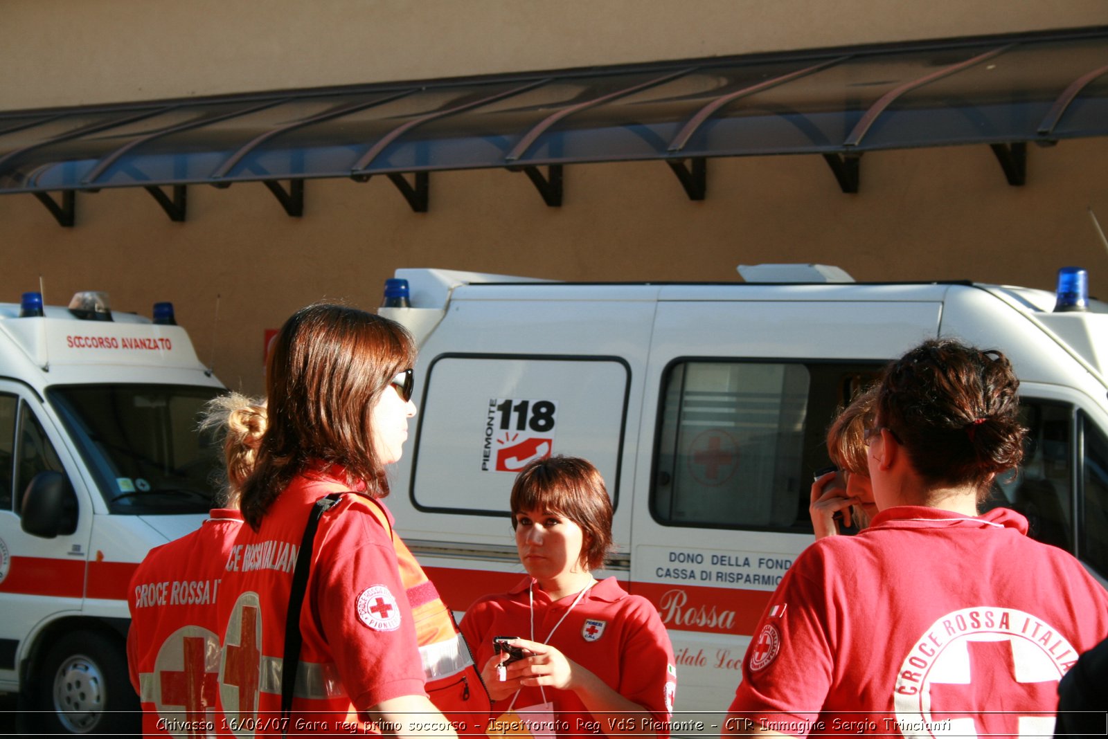 Chivasso - 16 giugno 2007 - Gara Regionale di Primo Soccorso  - Croce Rossa Italiana - Ispettorato Regionale Volontari del Soccorso Piemonte