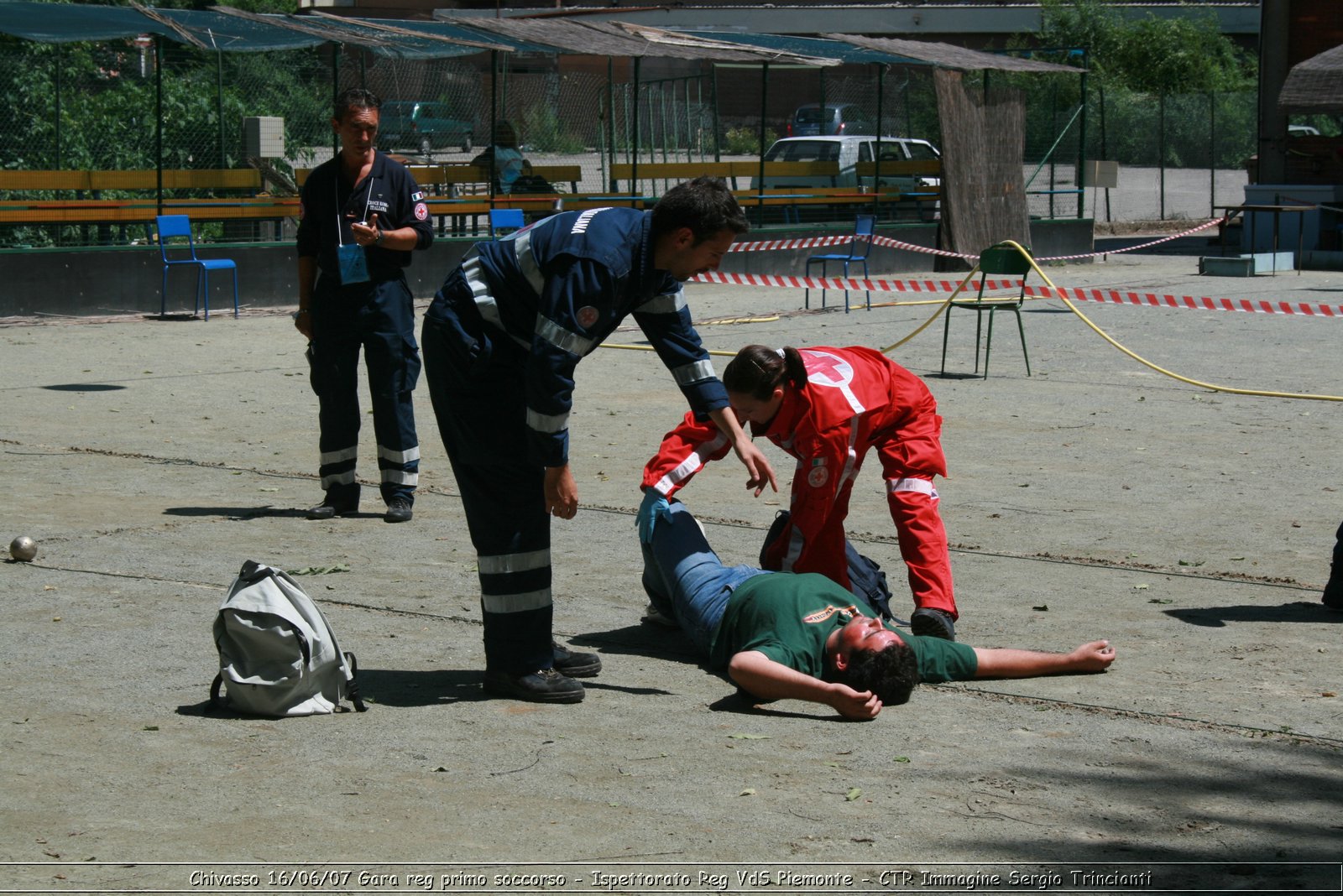 Chivasso - 16 giugno 2007 - Gara Regionale di Primo Soccorso  - Croce Rossa Italiana - Ispettorato Regionale Volontari del Soccorso Piemonte