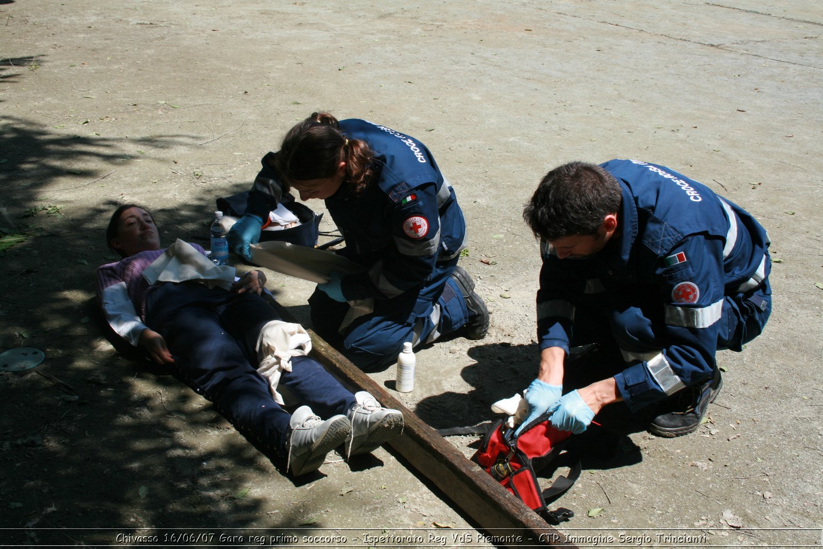 Chivasso - 16 giugno 2007 - Gara Regionale di Primo Soccorso  - Croce Rossa Italiana - Ispettorato Regionale Volontari del Soccorso Piemonte
