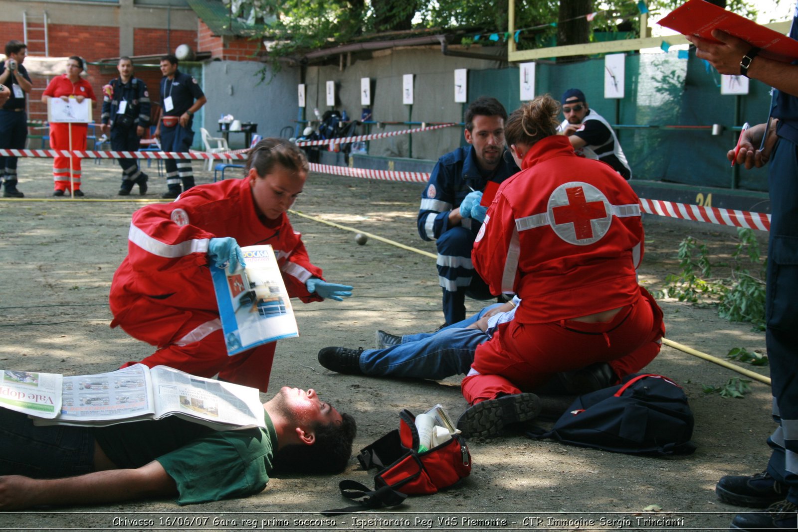 Chivasso - 16 giugno 2007 - Gara Regionale di Primo Soccorso  - Croce Rossa Italiana - Ispettorato Regionale Volontari del Soccorso Piemonte
