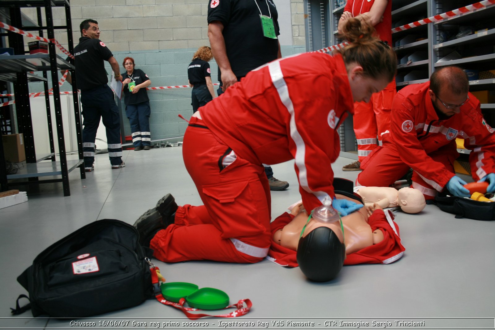 Chivasso - 16 giugno 2007 - Gara Regionale di Primo Soccorso  - Croce Rossa Italiana - Ispettorato Regionale Volontari del Soccorso Piemonte