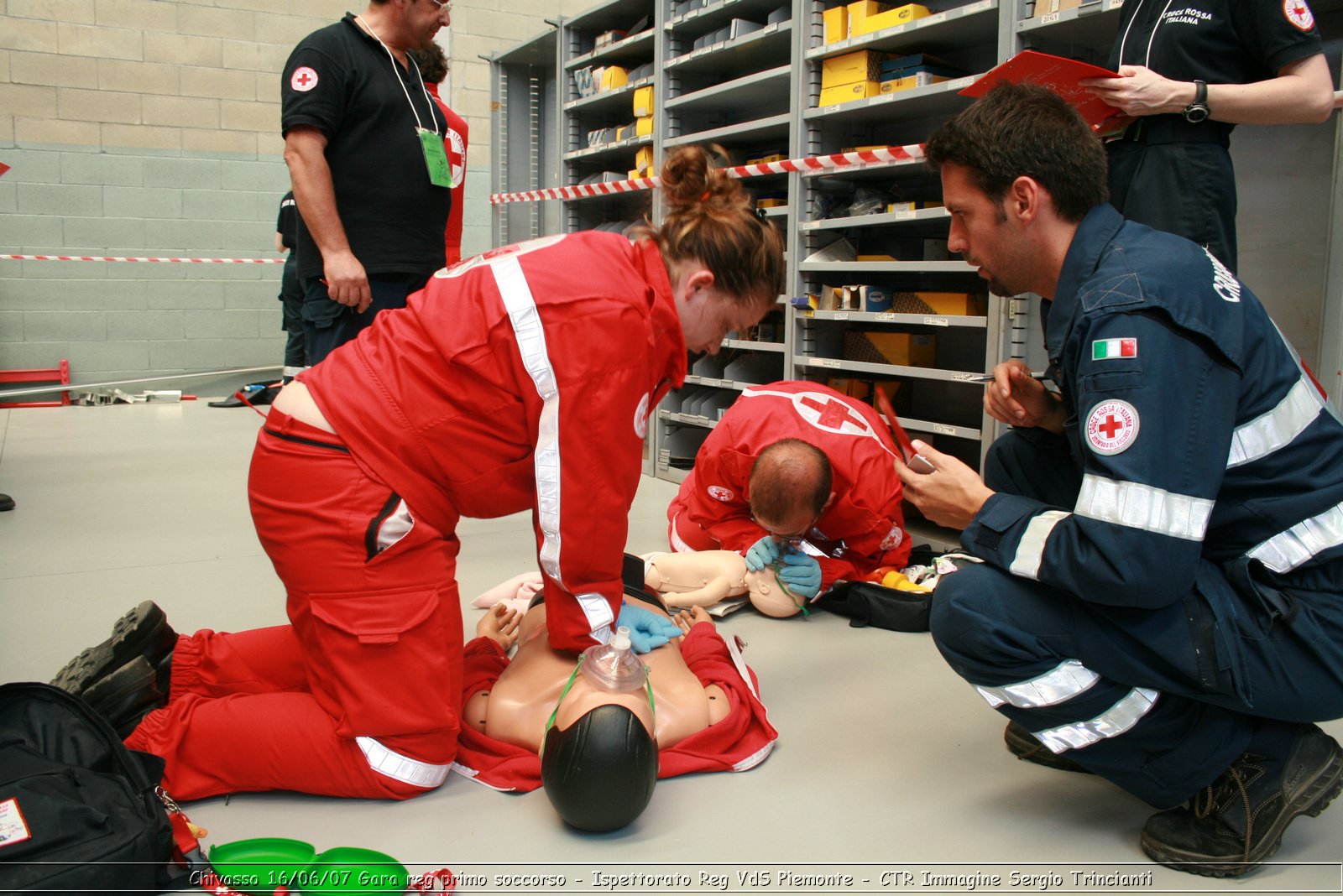 Chivasso - 16 giugno 2007 - Gara Regionale di Primo Soccorso  - Croce Rossa Italiana - Ispettorato Regionale Volontari del Soccorso Piemonte