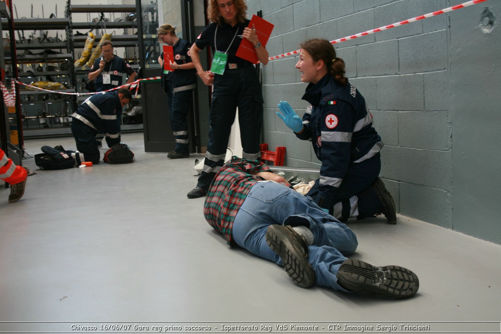 Chivasso - 16 giugno 2007 - Gara Regionale di Primo Soccorso  - Croce Rossa Italiana - Ispettorato Regionale Volontari del Soccorso Piemonte