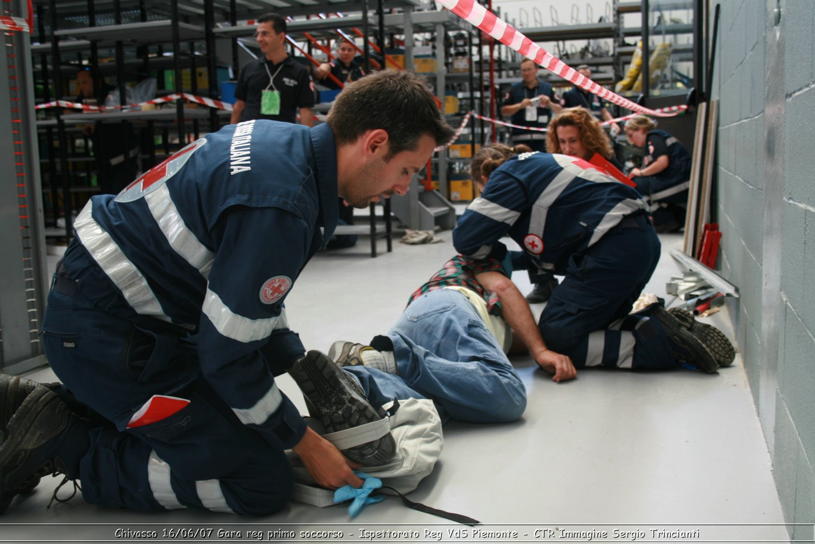 Chivasso - 16 giugno 2007 - Gara Regionale di Primo Soccorso  - Croce Rossa Italiana - Ispettorato Regionale Volontari del Soccorso Piemonte