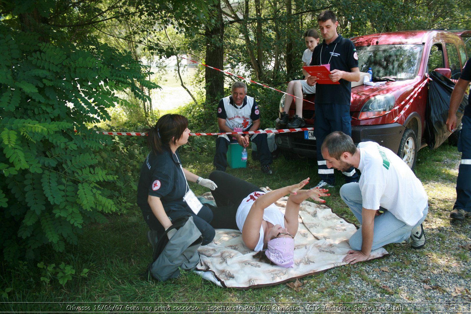 Chivasso - 16 giugno 2007 - Gara Regionale di Primo Soccorso  - Croce Rossa Italiana - Ispettorato Regionale Volontari del Soccorso Piemonte