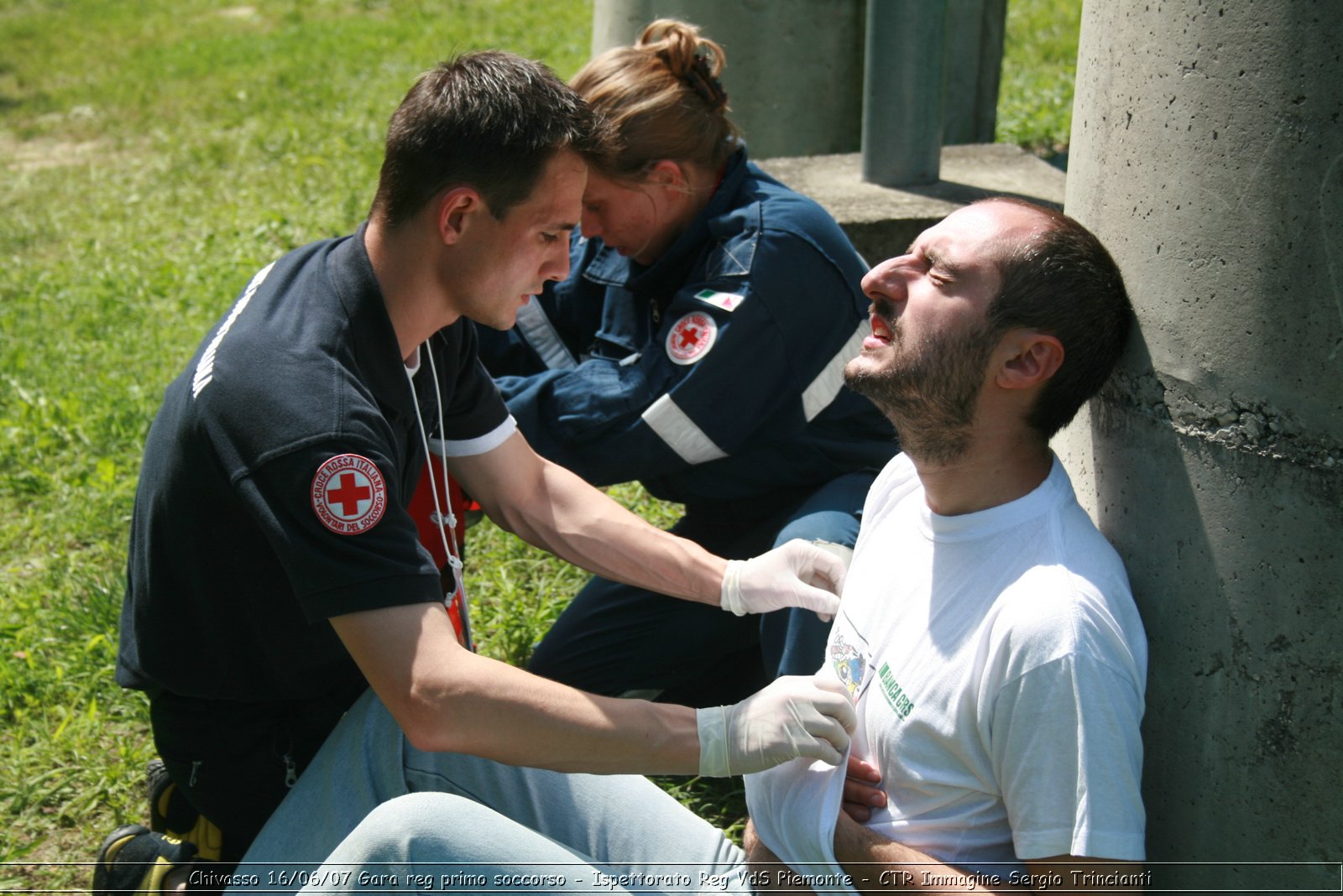 Chivasso - 16 giugno 2007 - Gara Regionale di Primo Soccorso  - Croce Rossa Italiana - Ispettorato Regionale Volontari del Soccorso Piemonte