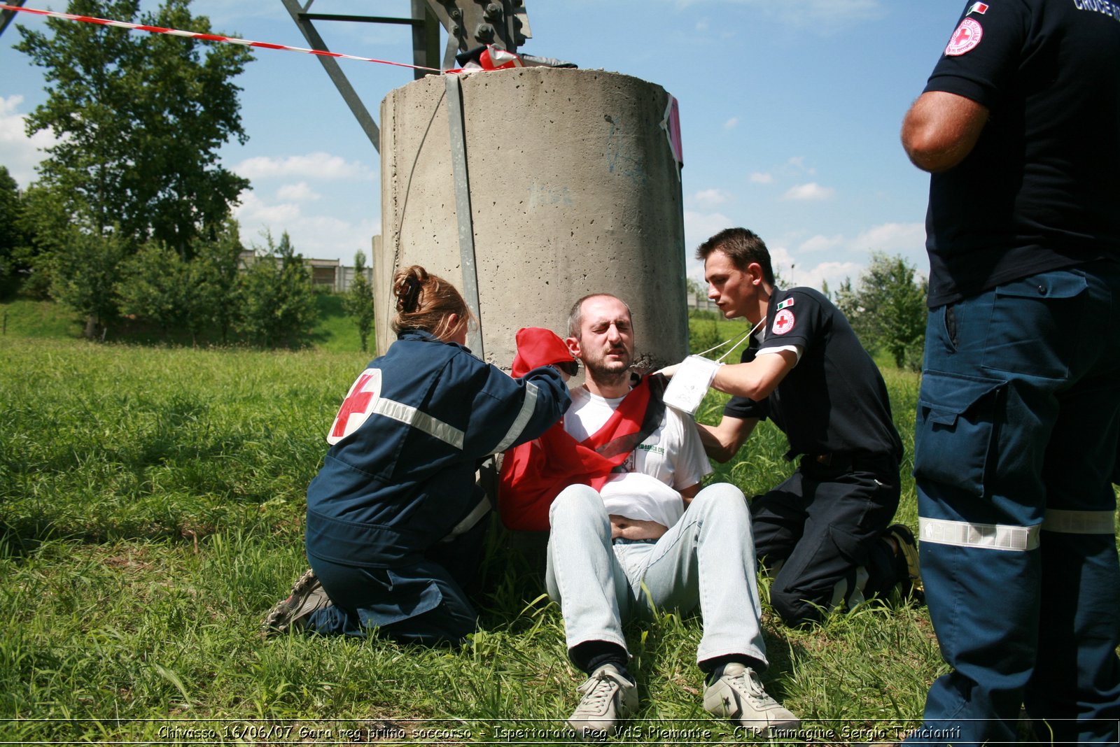 Chivasso - 16 giugno 2007 - Gara Regionale di Primo Soccorso  - Croce Rossa Italiana - Ispettorato Regionale Volontari del Soccorso Piemonte