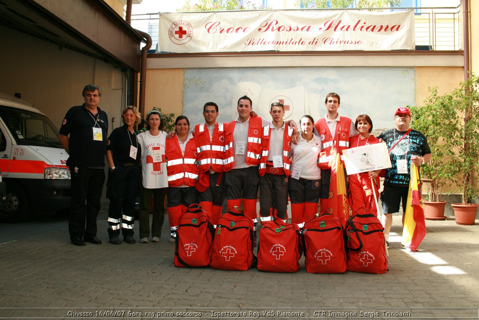 Chivasso - 16 giugno 2007 - Gara Regionale di Primo Soccorso  - Croce Rossa Italiana - Ispettorato Regionale Volontari del Soccorso Piemonte