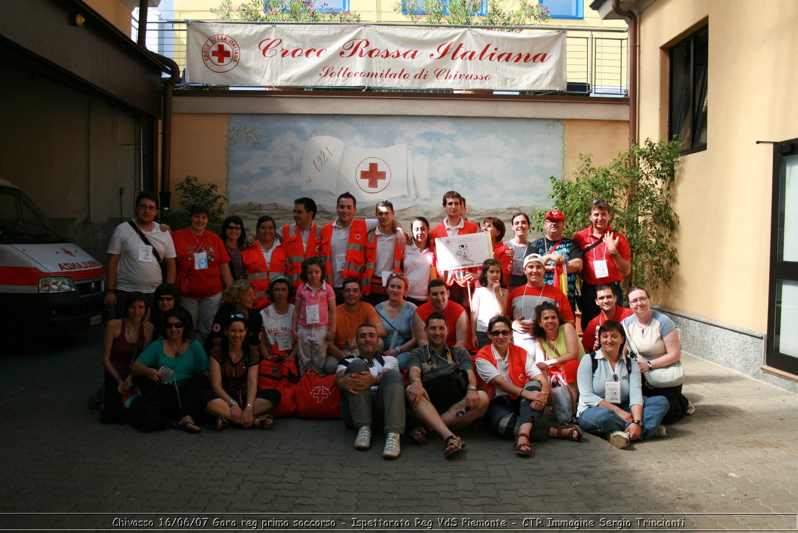 Chivasso - 16 giugno 2007 - Gara Regionale di Primo Soccorso  - Croce Rossa Italiana - Ispettorato Regionale Volontari del Soccorso Piemonte