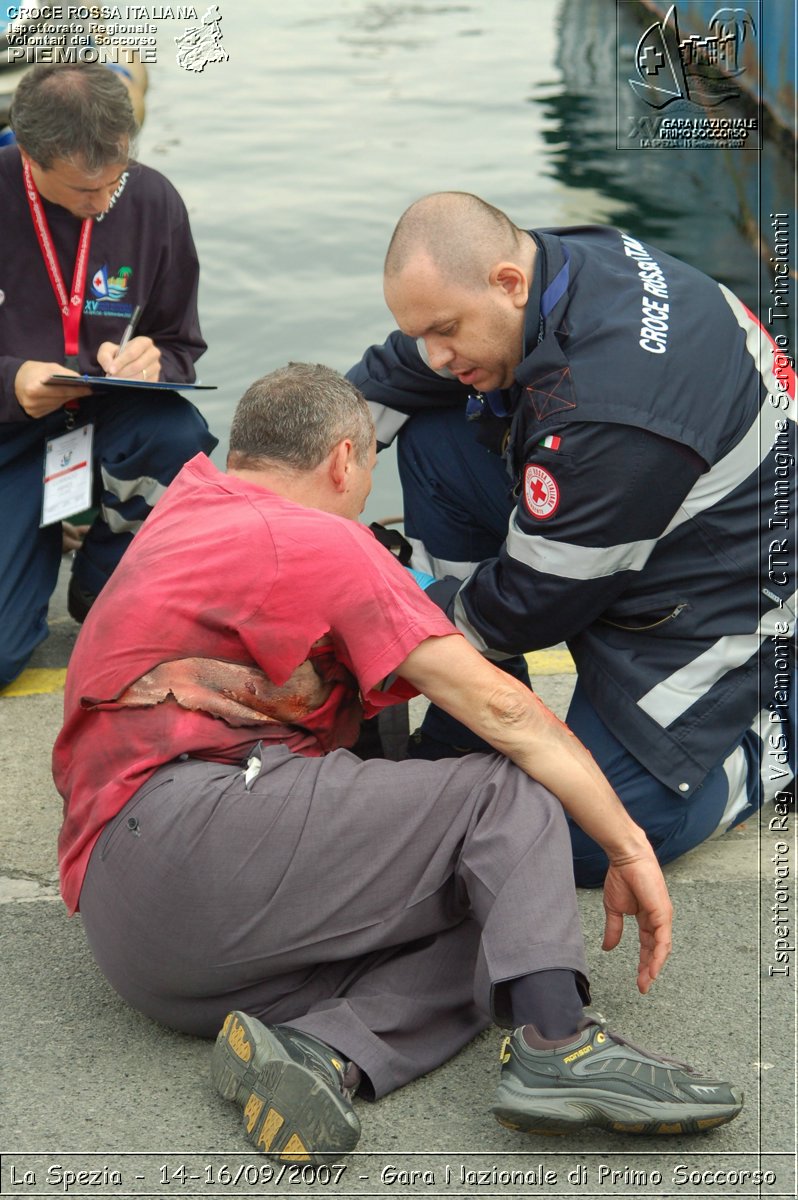 La Spezia - 14-16/09/2007 - Gara Nazionale di Primo Soccorso  - Croce Rossa Italiana - Ispettorato Regionale Volontari del Soccorso Piemonte