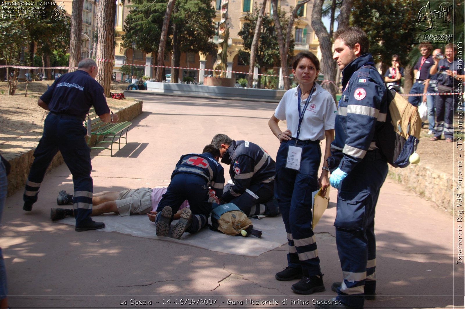La Spezia - 14-16/09/2007 - Gara Nazionale di Primo Soccorso  - Croce Rossa Italiana - Ispettorato Regionale Volontari del Soccorso Piemonte