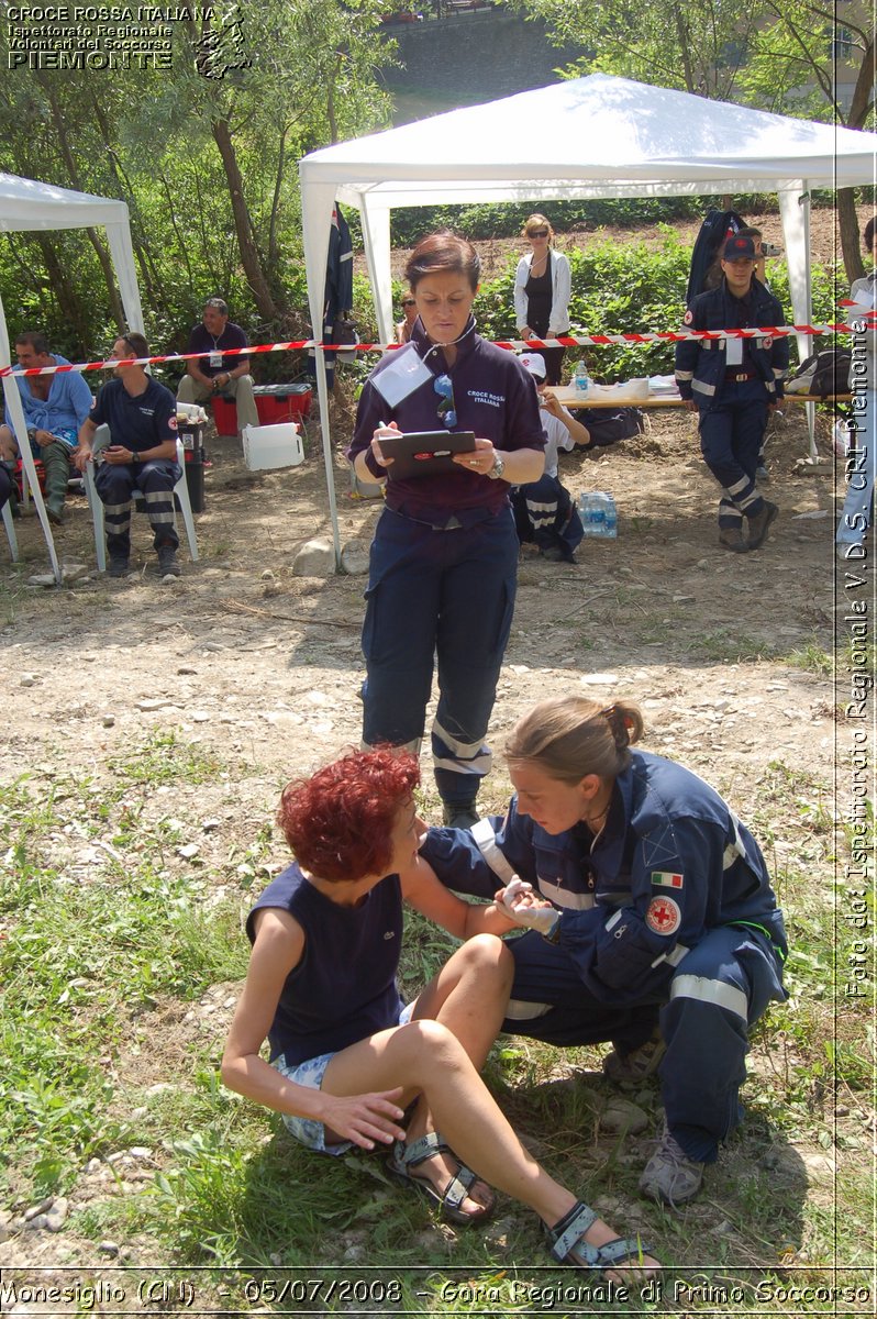 Monesiglio (CN)  - 05/07/2008 - Gara Regionale di Primo Soccorso -  Croce Rossa Italiana - Ispettorato Regionale Volontari del Soccorso Piemonte