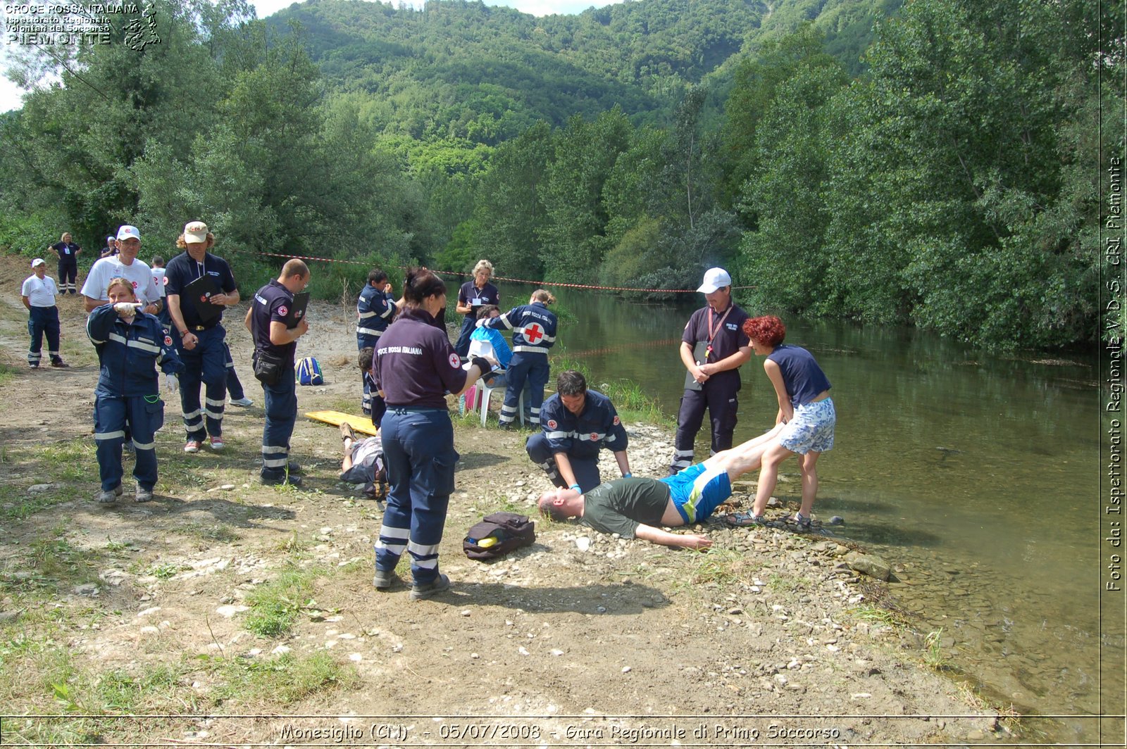 Monesiglio (CN)  - 05/07/2008 - Gara Regionale di Primo Soccorso -  Croce Rossa Italiana - Ispettorato Regionale Volontari del Soccorso Piemonte