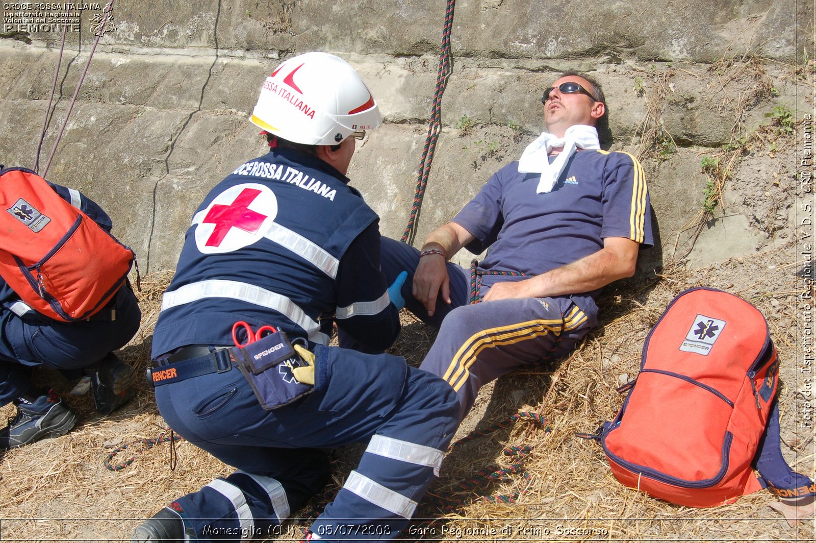 Monesiglio (CN)  - 05/07/2008 - Gara Regionale di Primo Soccorso -  Croce Rossa Italiana - Ispettorato Regionale Volontari del Soccorso Piemonte