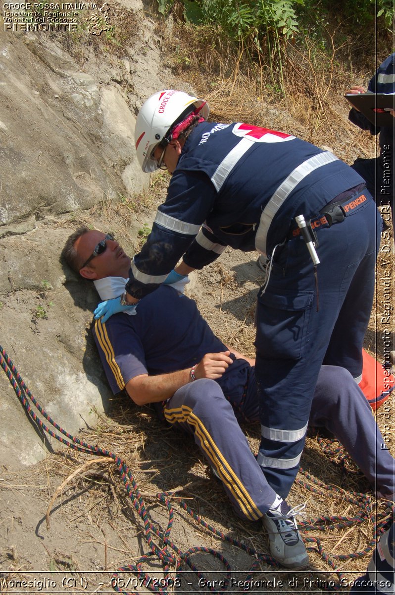 Monesiglio (CN)  - 05/07/2008 - Gara Regionale di Primo Soccorso -  Croce Rossa Italiana - Ispettorato Regionale Volontari del Soccorso Piemonte