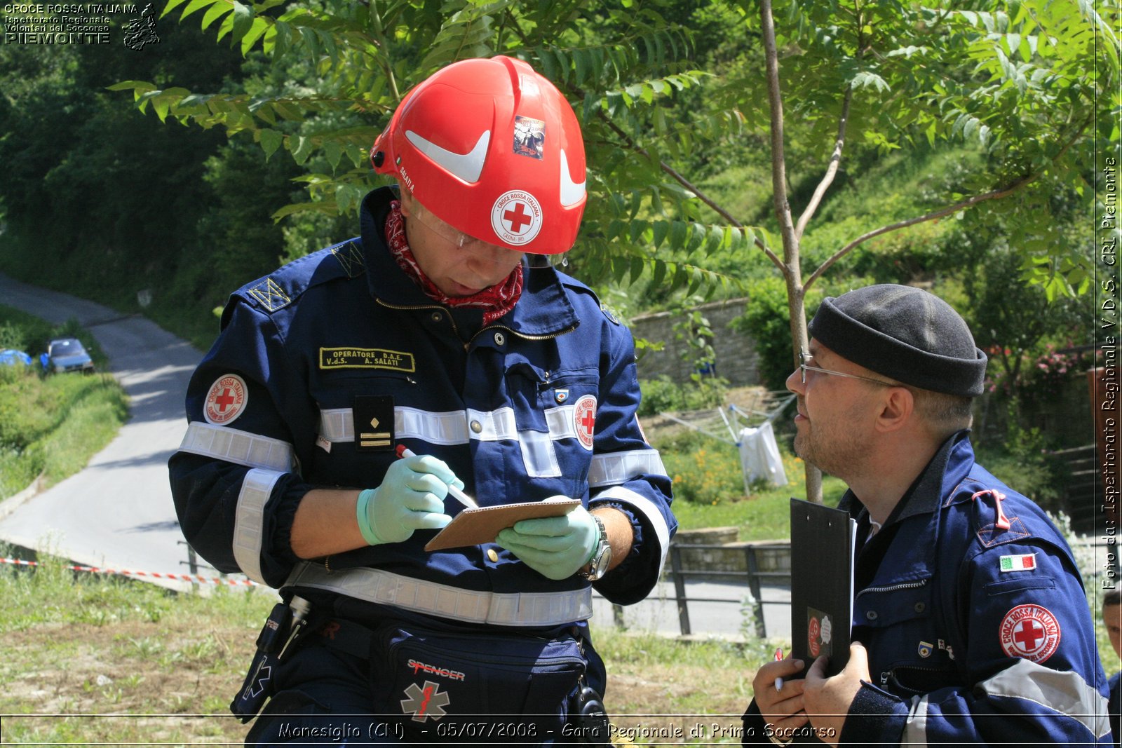 Monesiglio (CN)  - 05/07/2008 - Gara Regionale di Primo Soccorso -  Croce Rossa Italiana - Ispettorato Regionale Volontari del Soccorso Piemonte
