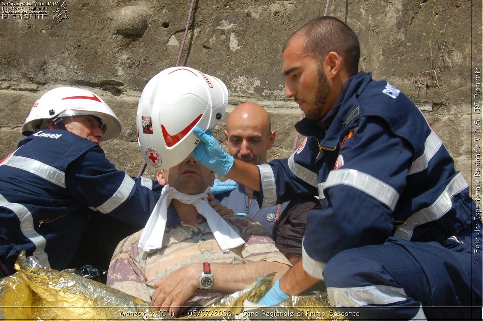 Monesiglio (CN)  - 05/07/2008 - Gara Regionale di Primo Soccorso -  Croce Rossa Italiana - Ispettorato Regionale Volontari del Soccorso Piemonte