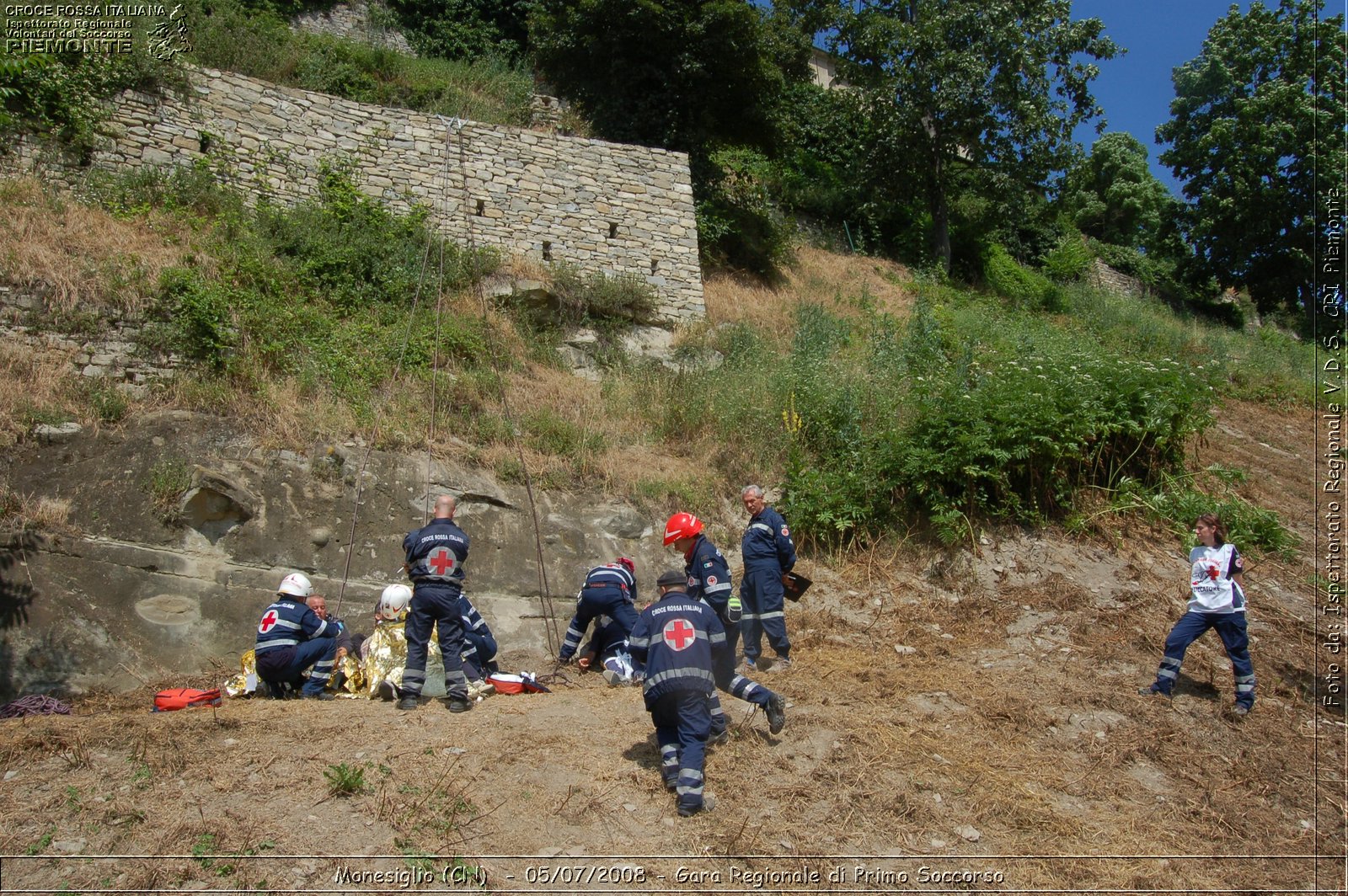 Monesiglio (CN)  - 05/07/2008 - Gara Regionale di Primo Soccorso -  Croce Rossa Italiana - Ispettorato Regionale Volontari del Soccorso Piemonte