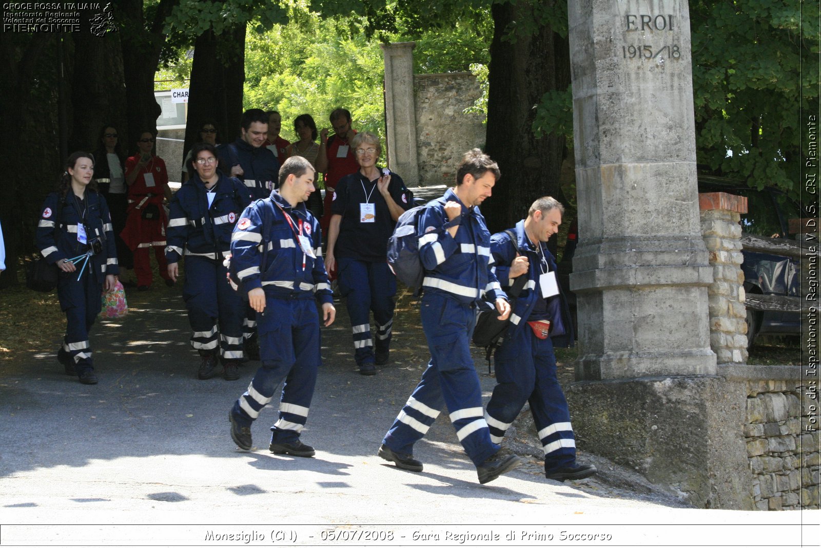 Monesiglio (CN)  - 05/07/2008 - Gara Regionale di Primo Soccorso -  Croce Rossa Italiana - Ispettorato Regionale Volontari del Soccorso Piemonte
