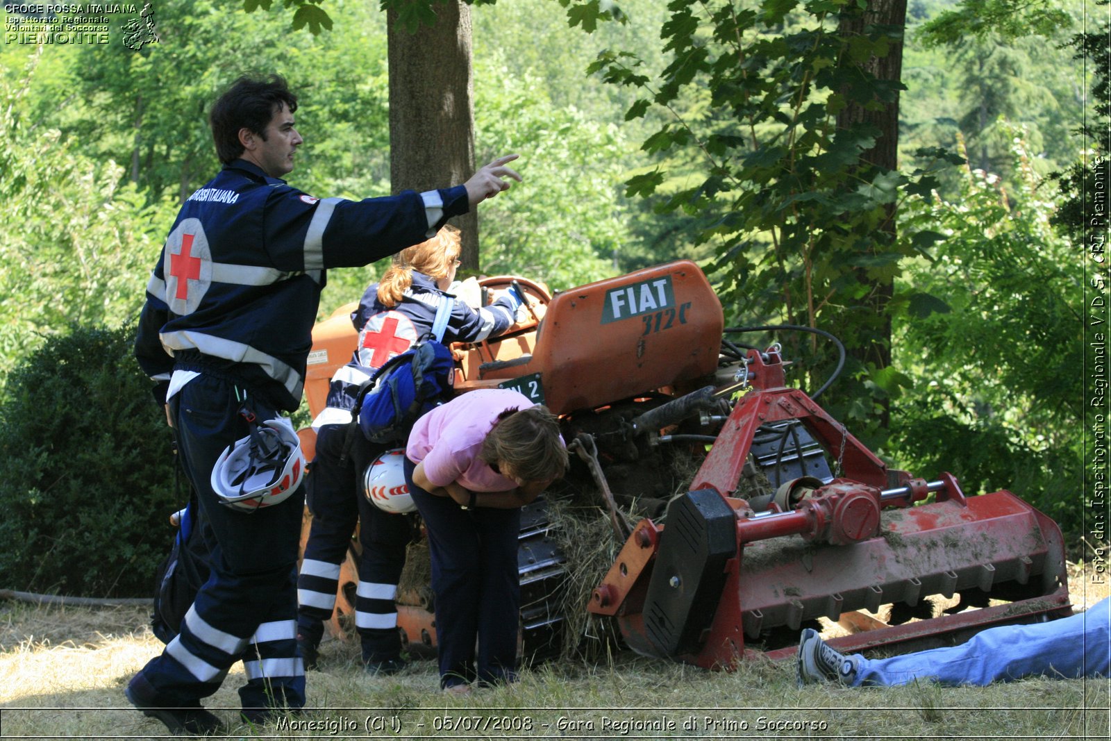 Monesiglio (CN)  - 05/07/2008 - Gara Regionale di Primo Soccorso -  Croce Rossa Italiana - Ispettorato Regionale Volontari del Soccorso Piemonte