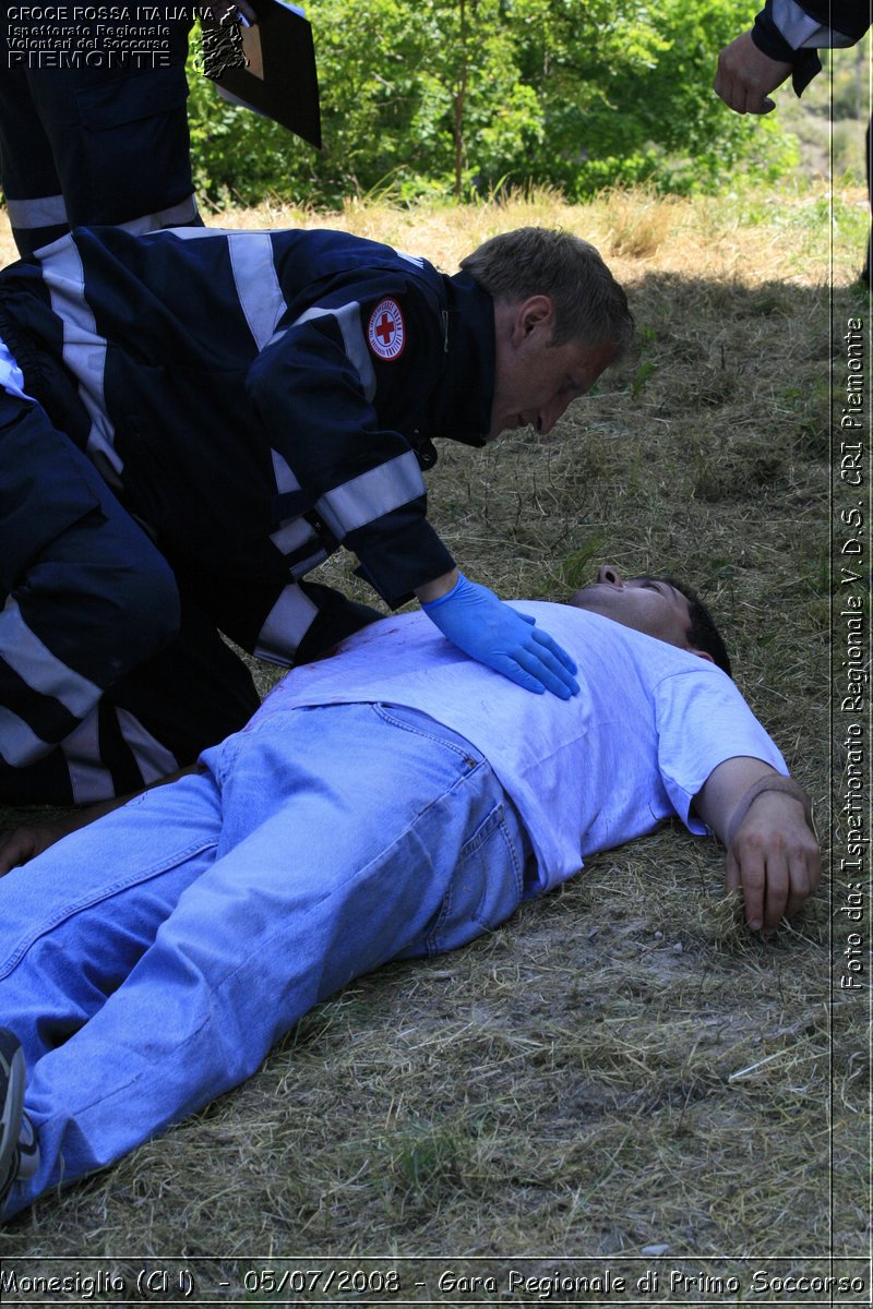 Monesiglio (CN)  - 05/07/2008 - Gara Regionale di Primo Soccorso -  Croce Rossa Italiana - Ispettorato Regionale Volontari del Soccorso Piemonte