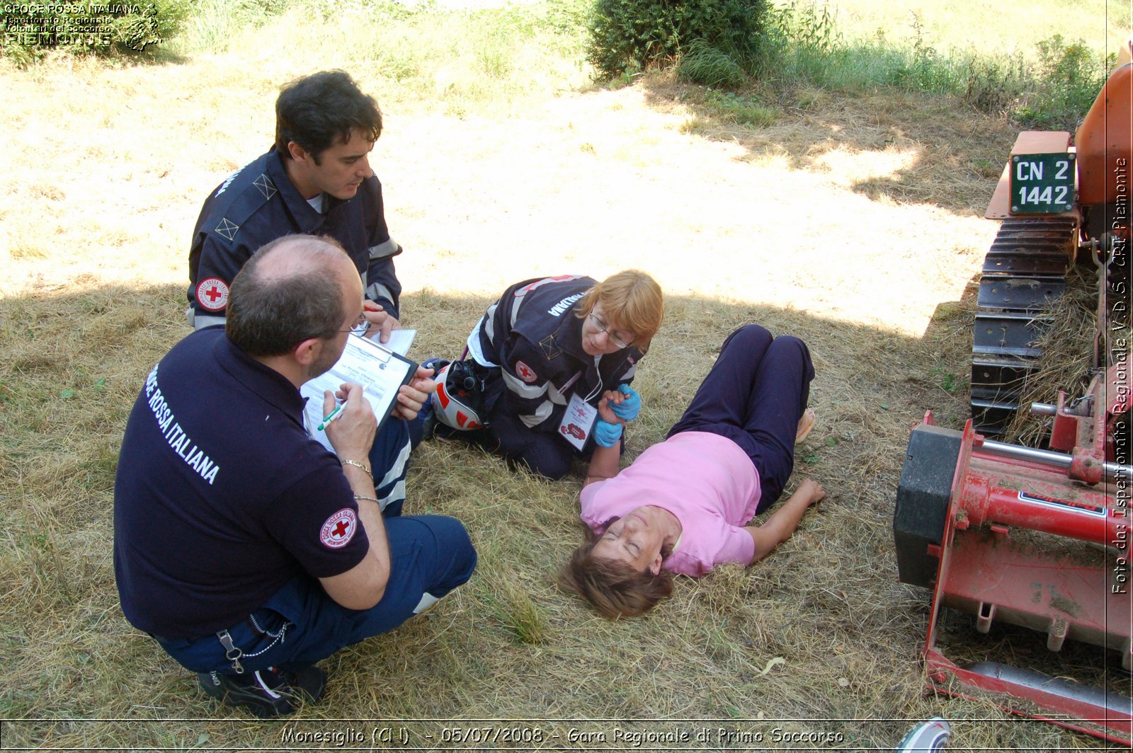 Monesiglio (CN)  - 05/07/2008 - Gara Regionale di Primo Soccorso -  Croce Rossa Italiana - Ispettorato Regionale Volontari del Soccorso Piemonte