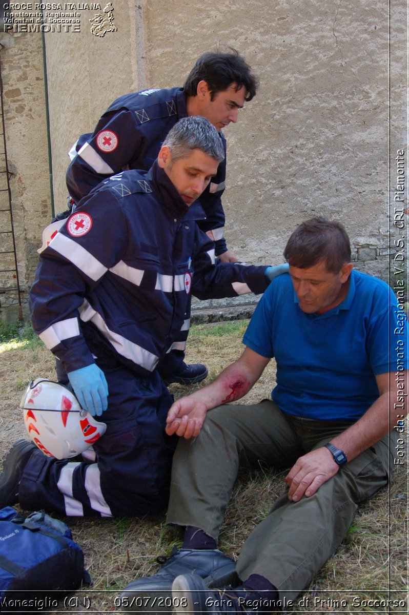 Monesiglio (CN)  - 05/07/2008 - Gara Regionale di Primo Soccorso -  Croce Rossa Italiana - Ispettorato Regionale Volontari del Soccorso Piemonte