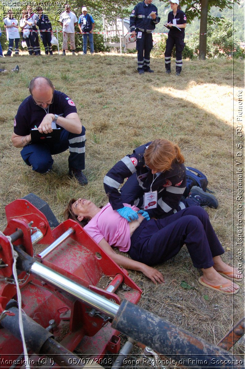 Monesiglio (CN)  - 05/07/2008 - Gara Regionale di Primo Soccorso -  Croce Rossa Italiana - Ispettorato Regionale Volontari del Soccorso Piemonte