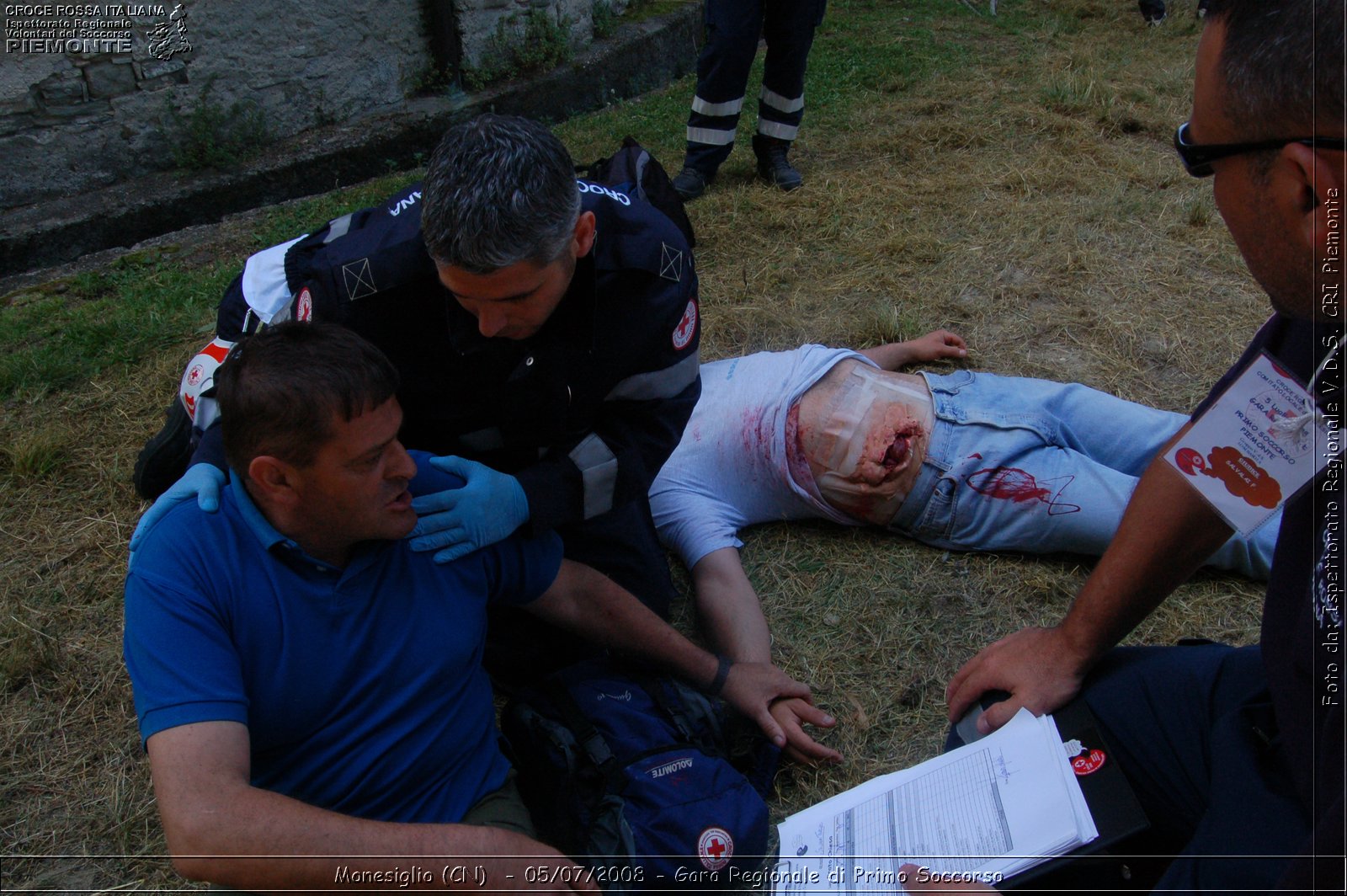 Monesiglio (CN)  - 05/07/2008 - Gara Regionale di Primo Soccorso -  Croce Rossa Italiana - Ispettorato Regionale Volontari del Soccorso Piemonte