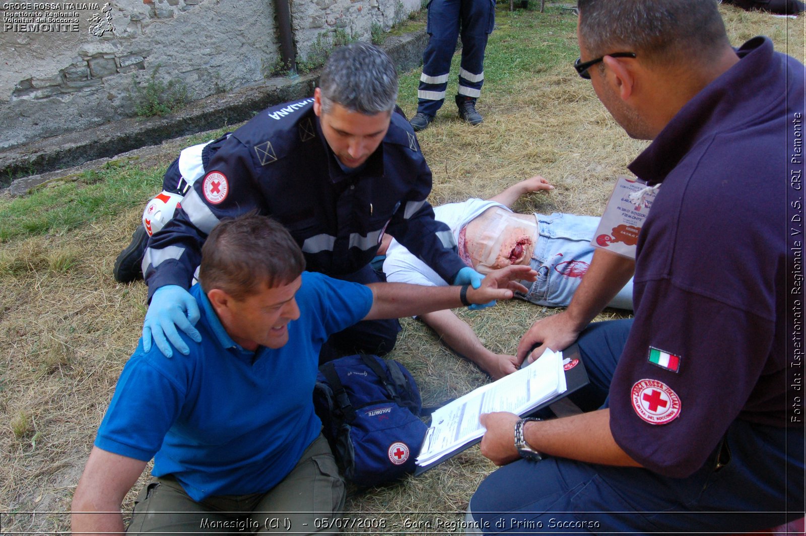 Monesiglio (CN)  - 05/07/2008 - Gara Regionale di Primo Soccorso -  Croce Rossa Italiana - Ispettorato Regionale Volontari del Soccorso Piemonte