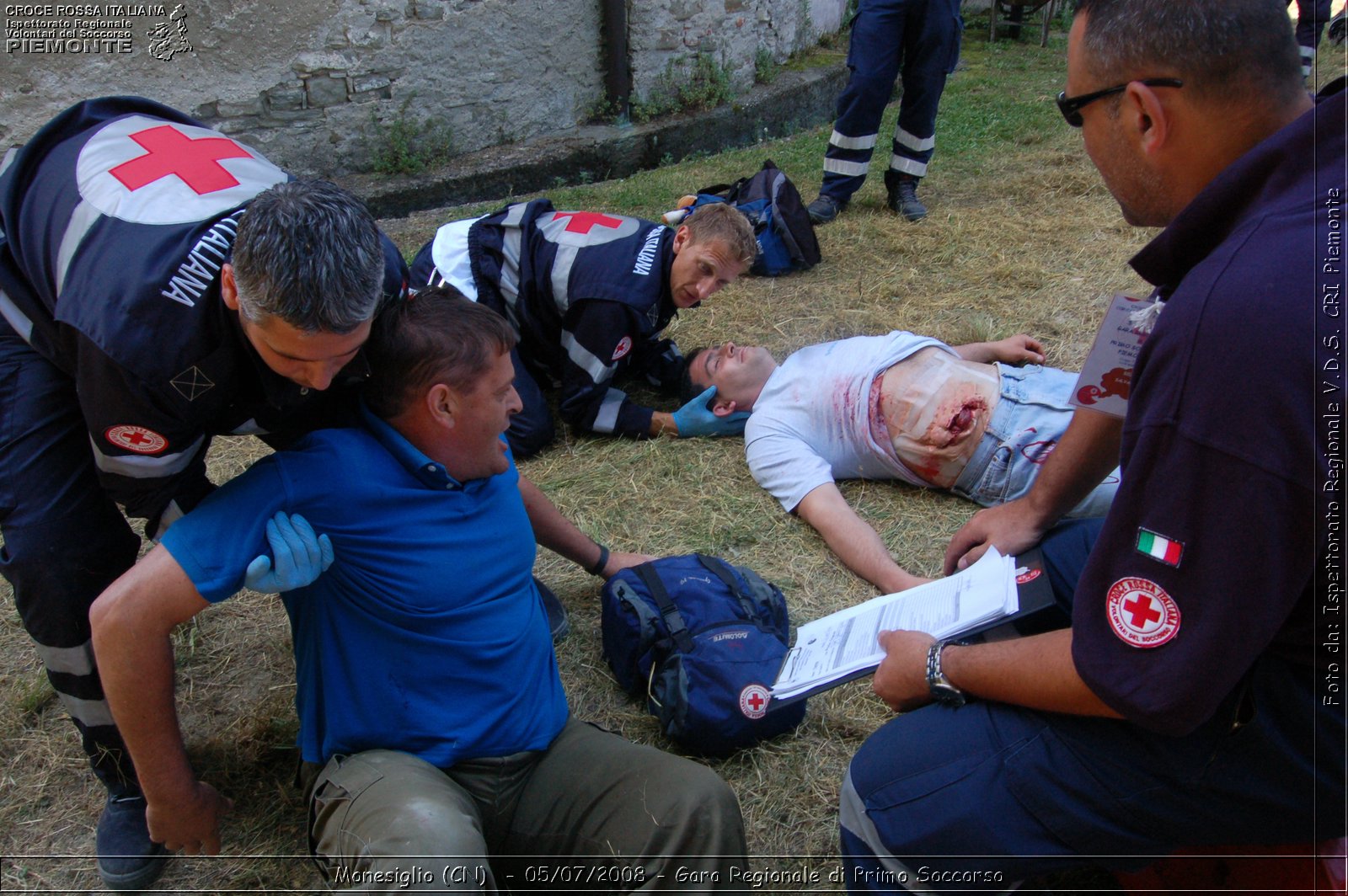 Monesiglio (CN)  - 05/07/2008 - Gara Regionale di Primo Soccorso -  Croce Rossa Italiana - Ispettorato Regionale Volontari del Soccorso Piemonte