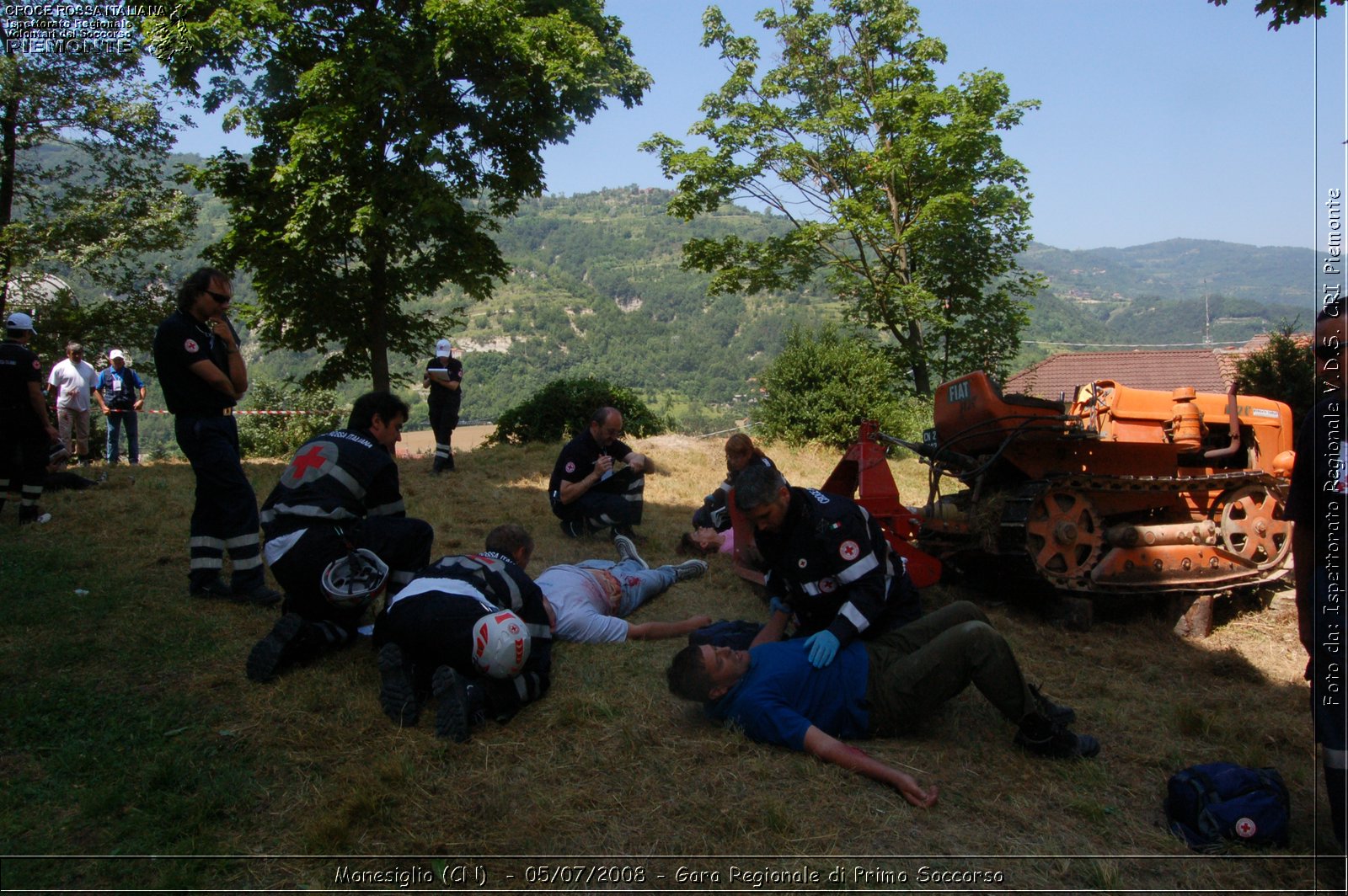 Monesiglio (CN)  - 05/07/2008 - Gara Regionale di Primo Soccorso -  Croce Rossa Italiana - Ispettorato Regionale Volontari del Soccorso Piemonte