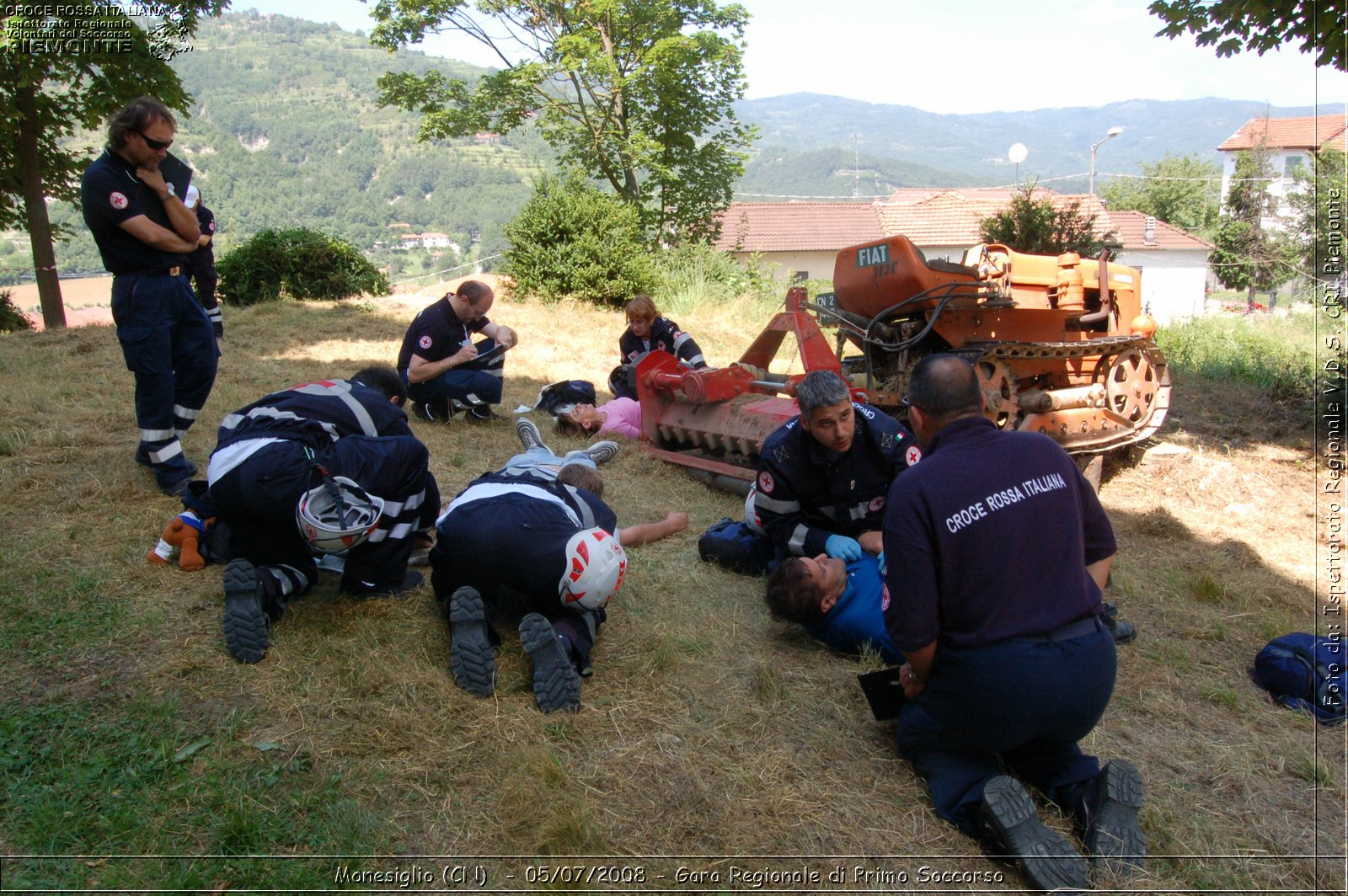 Monesiglio (CN)  - 05/07/2008 - Gara Regionale di Primo Soccorso -  Croce Rossa Italiana - Ispettorato Regionale Volontari del Soccorso Piemonte