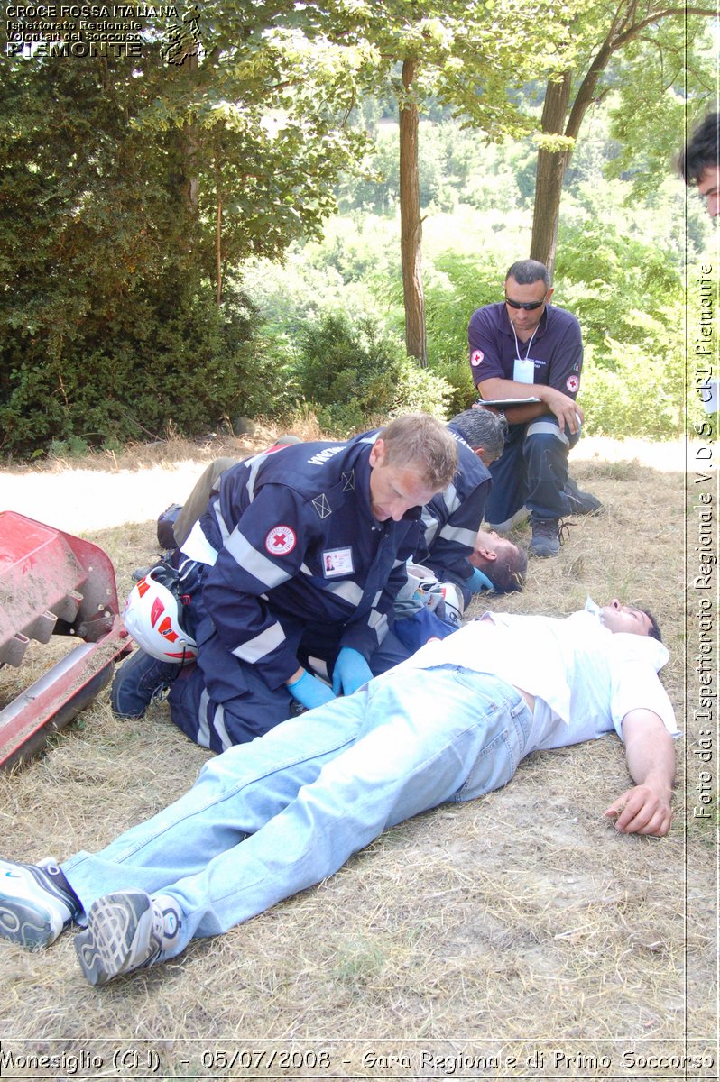 Monesiglio (CN)  - 05/07/2008 - Gara Regionale di Primo Soccorso -  Croce Rossa Italiana - Ispettorato Regionale Volontari del Soccorso Piemonte