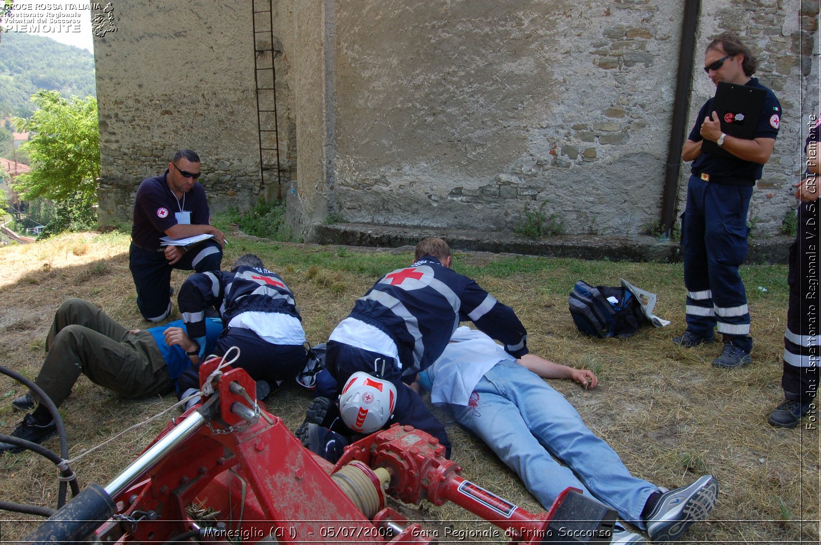 Monesiglio (CN)  - 05/07/2008 - Gara Regionale di Primo Soccorso -  Croce Rossa Italiana - Ispettorato Regionale Volontari del Soccorso Piemonte