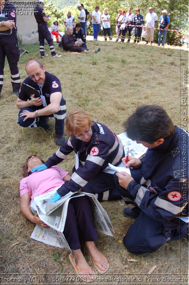 Monesiglio (CN)  - 05/07/2008 - Gara Regionale di Primo Soccorso -  Croce Rossa Italiana - Ispettorato Regionale Volontari del Soccorso Piemonte