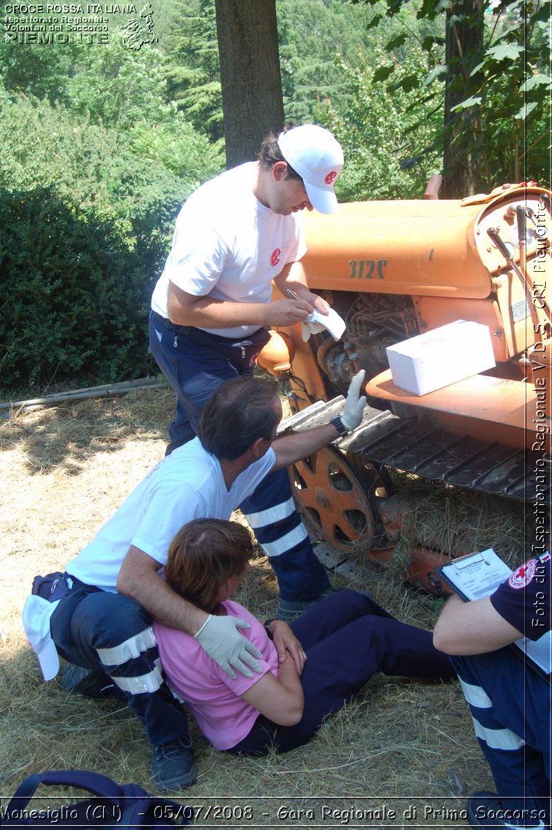 Monesiglio (CN)  - 05/07/2008 - Gara Regionale di Primo Soccorso -  Croce Rossa Italiana - Ispettorato Regionale Volontari del Soccorso Piemonte