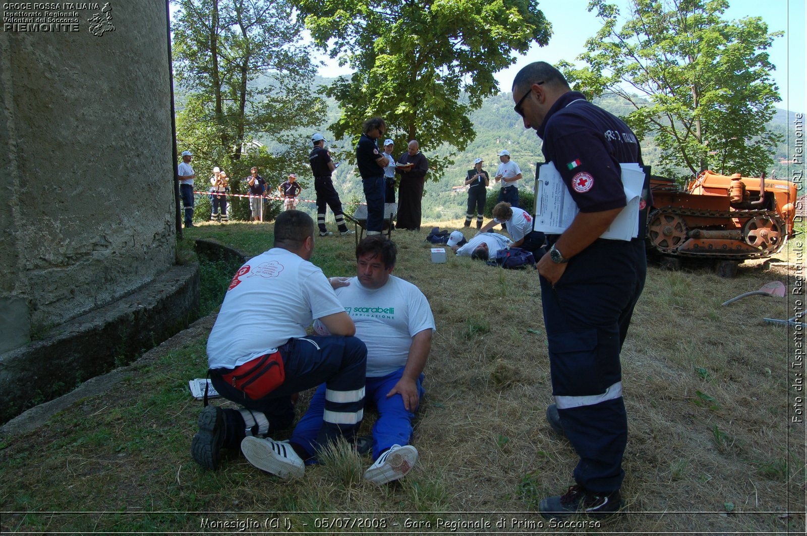 Monesiglio (CN)  - 05/07/2008 - Gara Regionale di Primo Soccorso -  Croce Rossa Italiana - Ispettorato Regionale Volontari del Soccorso Piemonte