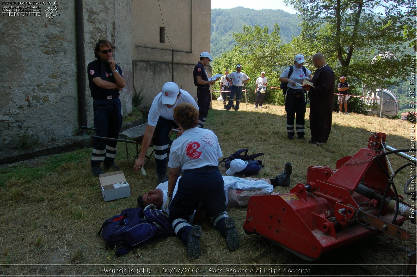 Monesiglio (CN)  - 05/07/2008 - Gara Regionale di Primo Soccorso -  Croce Rossa Italiana - Ispettorato Regionale Volontari del Soccorso Piemonte