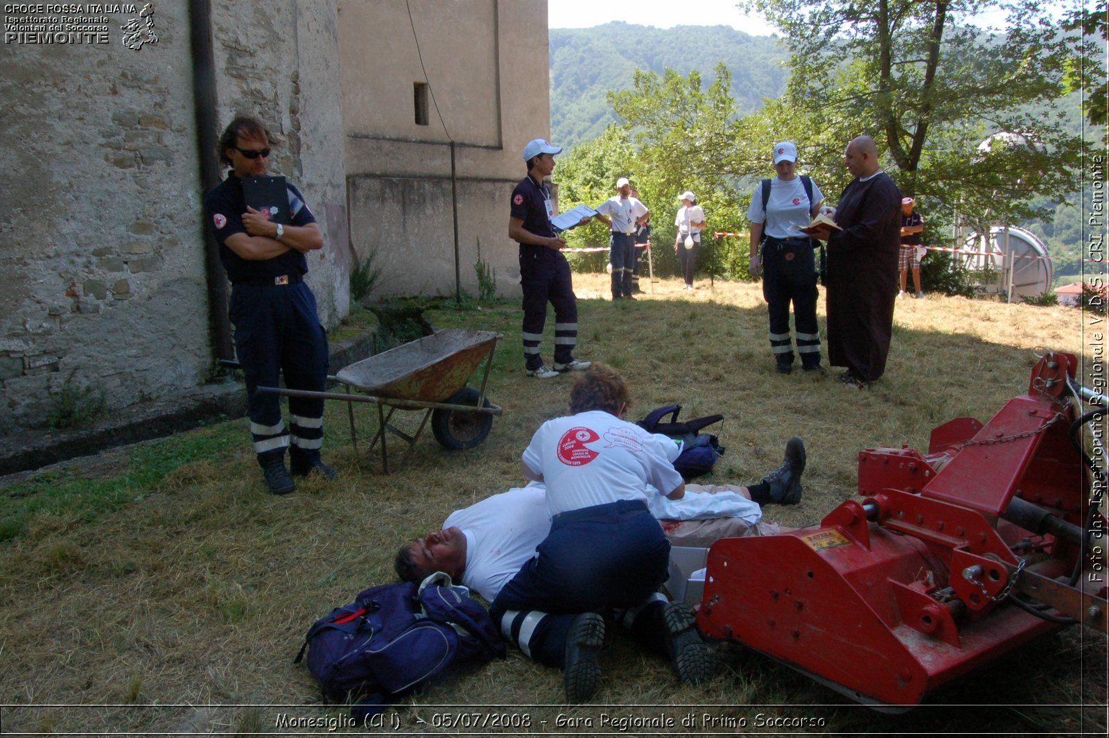 Monesiglio (CN)  - 05/07/2008 - Gara Regionale di Primo Soccorso -  Croce Rossa Italiana - Ispettorato Regionale Volontari del Soccorso Piemonte