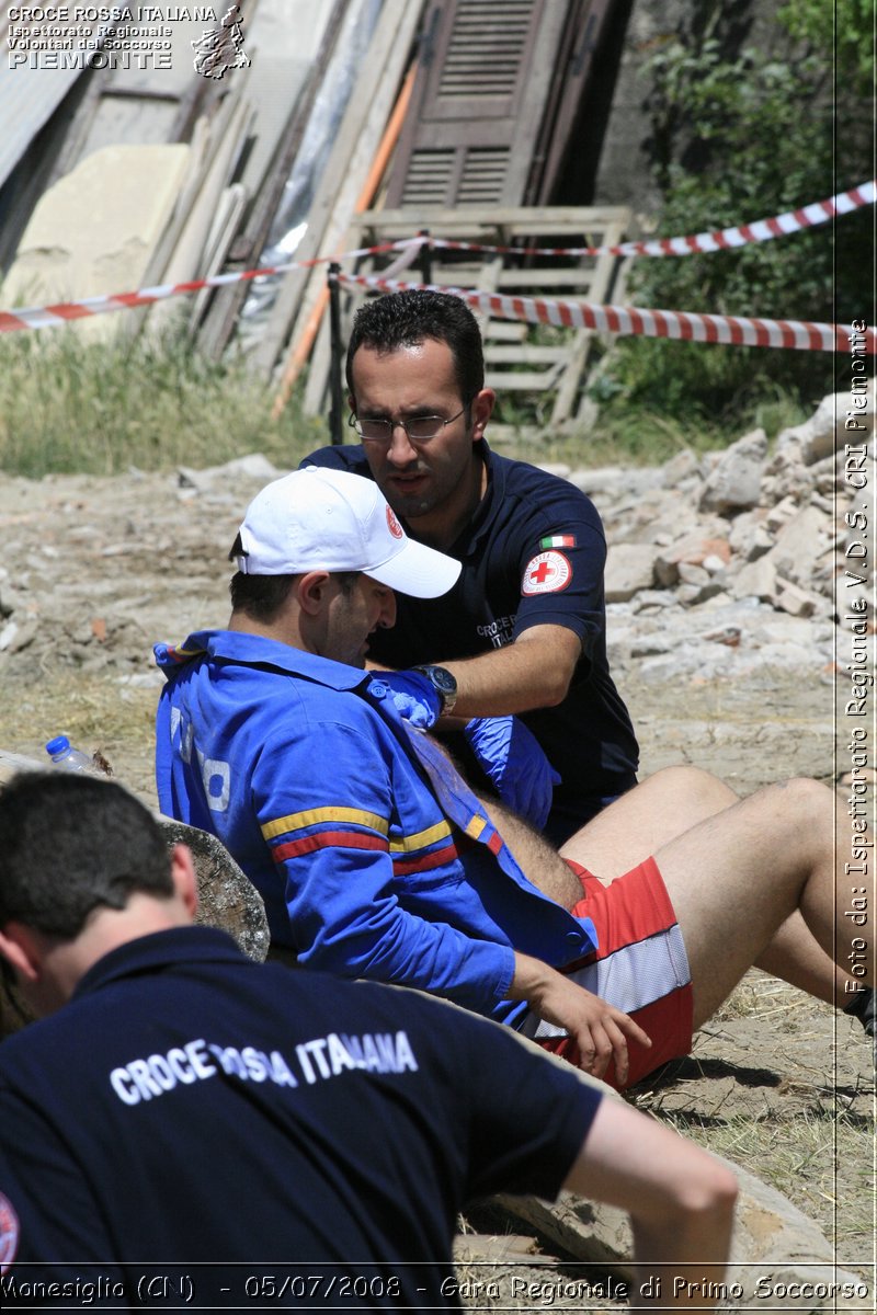 Monesiglio (CN)  - 05/07/2008 - Gara Regionale di Primo Soccorso -  Croce Rossa Italiana - Ispettorato Regionale Volontari del Soccorso Piemonte