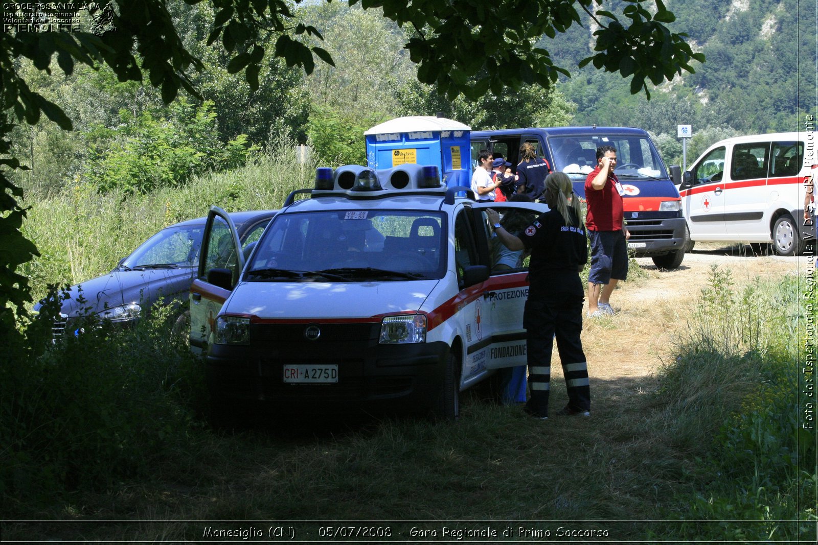 Monesiglio (CN)  - 05/07/2008 - Gara Regionale di Primo Soccorso -  Croce Rossa Italiana - Ispettorato Regionale Volontari del Soccorso Piemonte