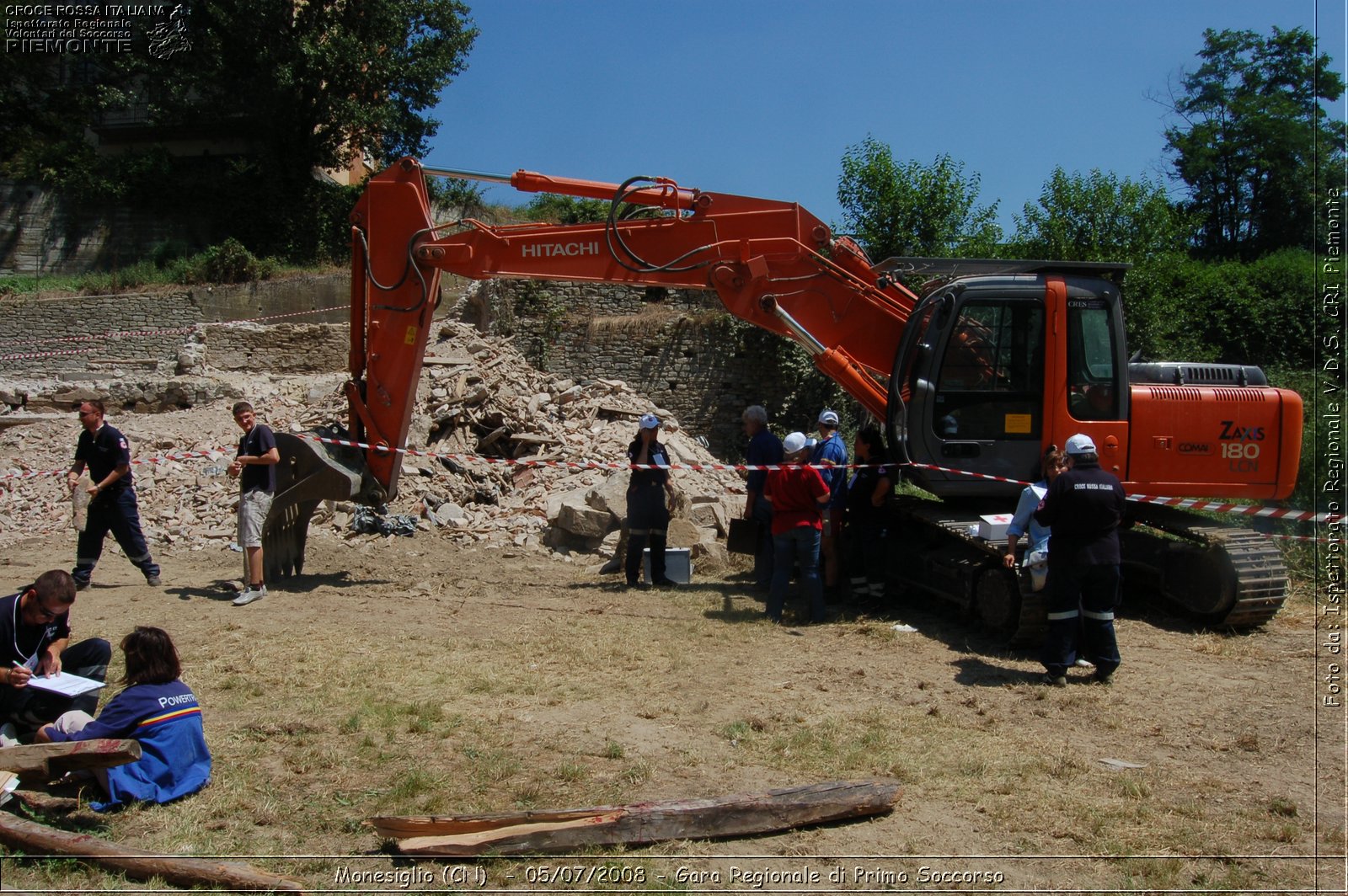 Monesiglio (CN)  - 05/07/2008 - Gara Regionale di Primo Soccorso -  Croce Rossa Italiana - Ispettorato Regionale Volontari del Soccorso Piemonte