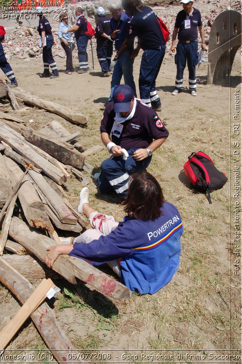 Monesiglio (CN)  - 05/07/2008 - Gara Regionale di Primo Soccorso -  Croce Rossa Italiana - Ispettorato Regionale Volontari del Soccorso Piemonte