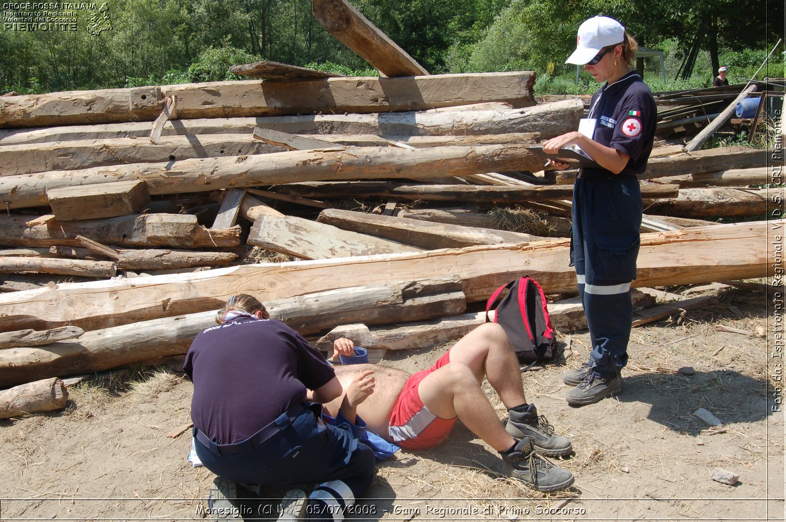 Monesiglio (CN)  - 05/07/2008 - Gara Regionale di Primo Soccorso -  Croce Rossa Italiana - Ispettorato Regionale Volontari del Soccorso Piemonte