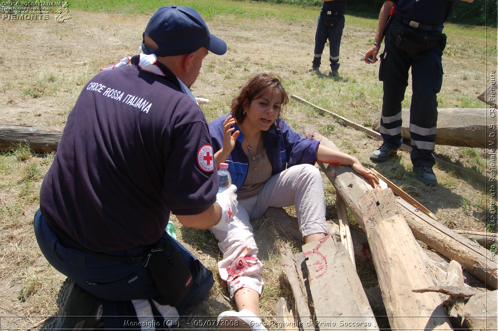 Monesiglio (CN)  - 05/07/2008 - Gara Regionale di Primo Soccorso -  Croce Rossa Italiana - Ispettorato Regionale Volontari del Soccorso Piemonte