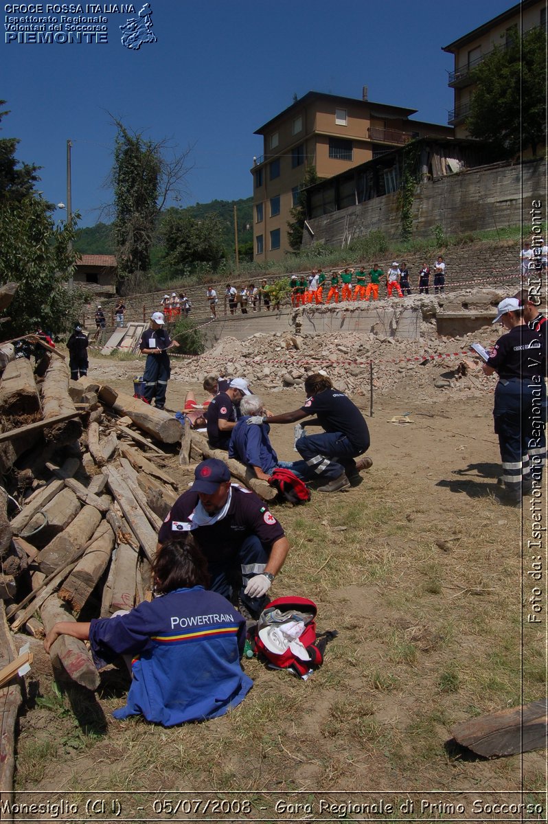 Monesiglio (CN)  - 05/07/2008 - Gara Regionale di Primo Soccorso -  Croce Rossa Italiana - Ispettorato Regionale Volontari del Soccorso Piemonte