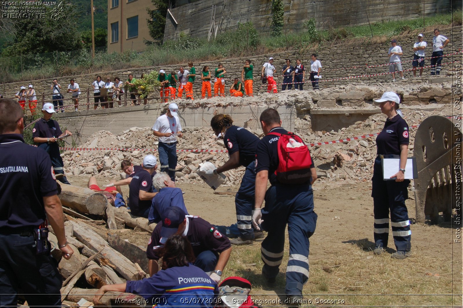 Monesiglio (CN)  - 05/07/2008 - Gara Regionale di Primo Soccorso -  Croce Rossa Italiana - Ispettorato Regionale Volontari del Soccorso Piemonte