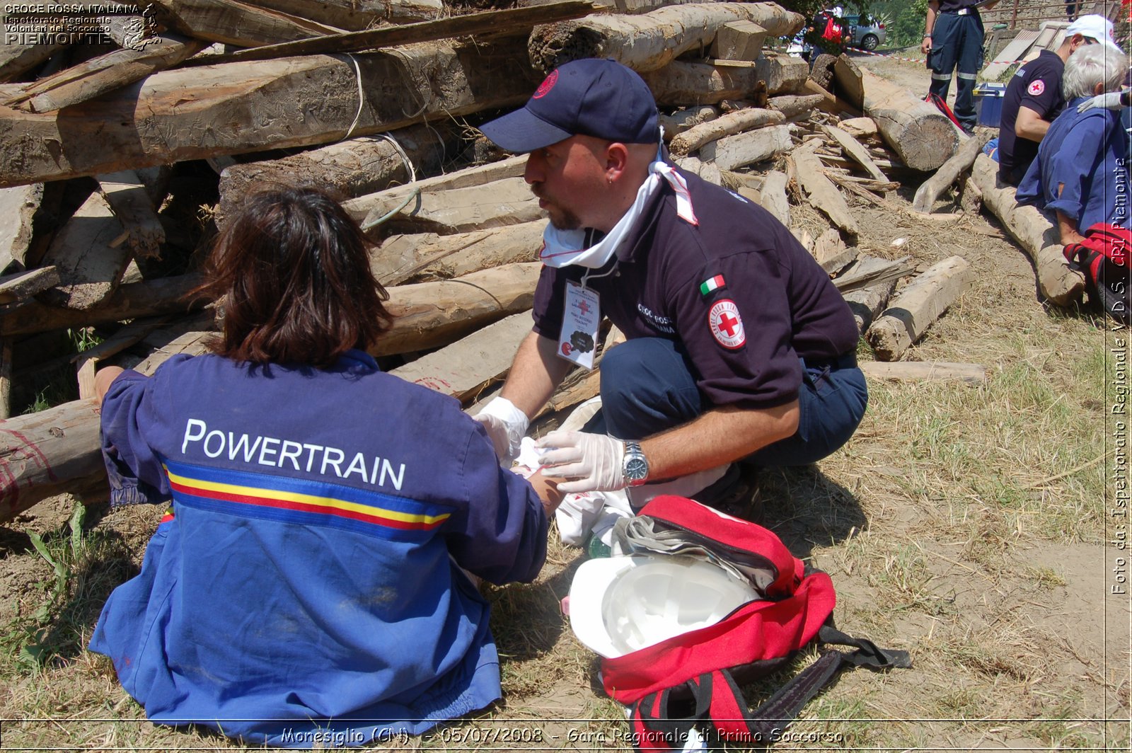 Monesiglio (CN)  - 05/07/2008 - Gara Regionale di Primo Soccorso -  Croce Rossa Italiana - Ispettorato Regionale Volontari del Soccorso Piemonte